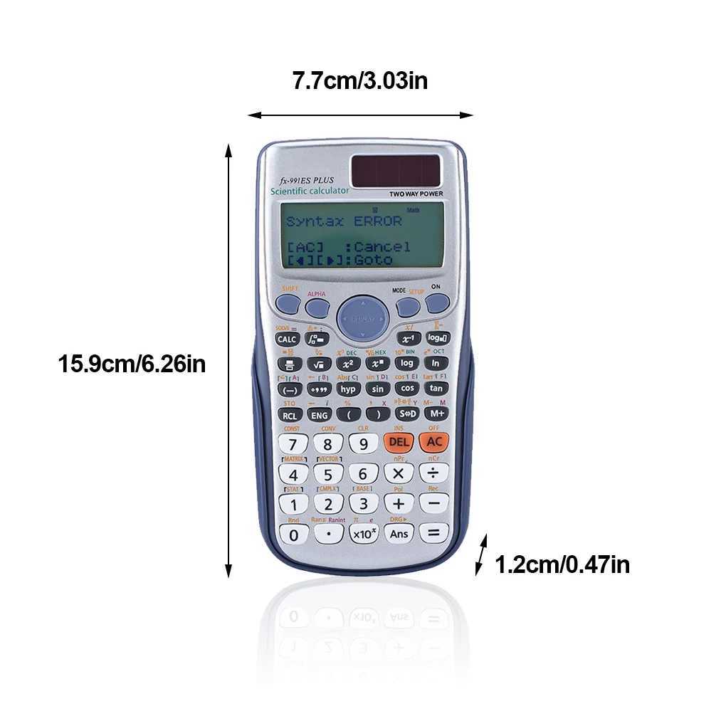FX-991ES-PLUS Science Calculator 417 Function Student Computer School Office Power Graphics Financial supplies M240831
