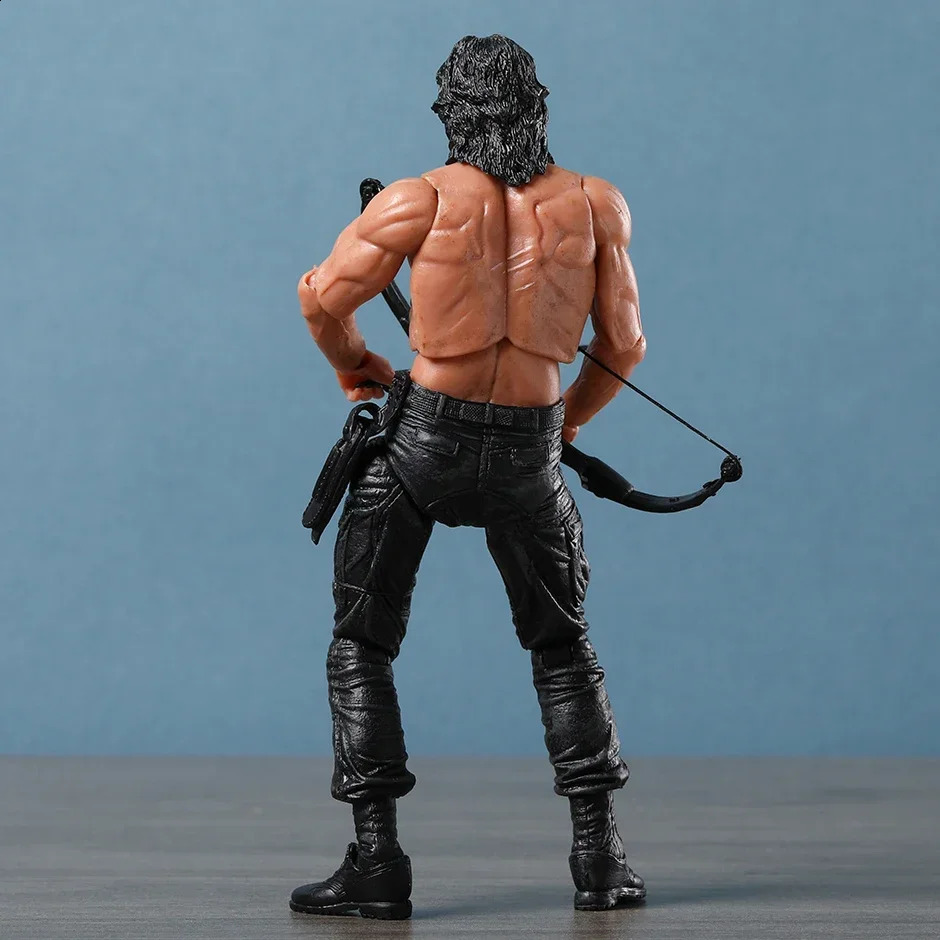 NECA Rambo SDCC Force Of Freedom Action Figure Doll Handmade Model Toy 240829