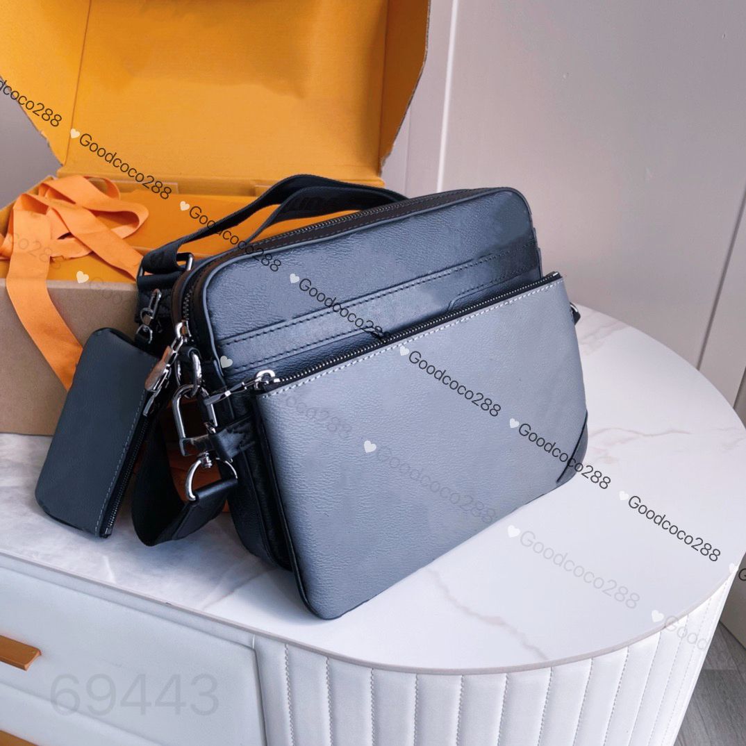 luxury designer bag men handbag messenger bag leather women men tote bag crossbody bag reverse canvas Set shoulder man bag with purse wallet clutch backpack 64608