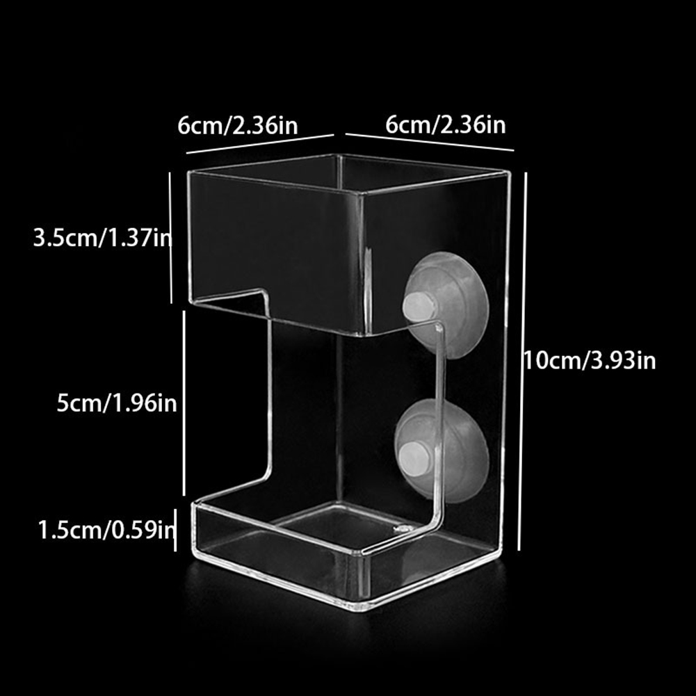 Fish Feeder Fish Feeding Floating Food Dish Food Protection Cover Tray Feeder Aquarium Fish Tank Feeding Ring With Suction Cup