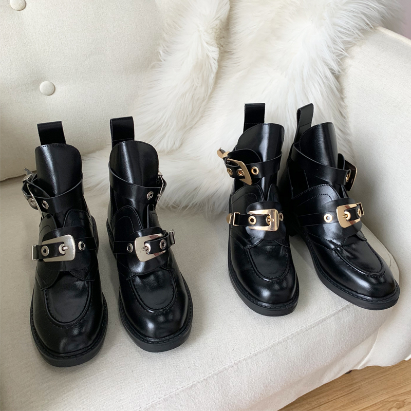 Style Platform British 2022 New Autumn Retro Wild Thick-soled Increased Motorcycle Boots Women Shoes fc7c 8e86 1ef9
