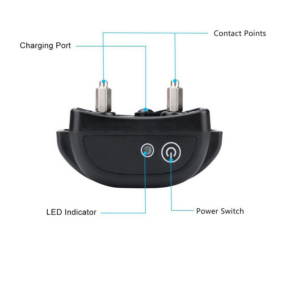 Rechargeable Anti-Bark Bite Training Waterproof Electronic Dog Training Collar With 1 Collar 300g34e