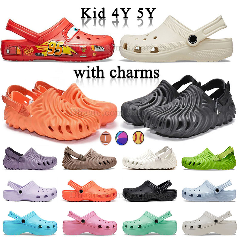 bigs famous designer sandals womens clogs slipper big kid size 4Y 5Y Summer Beach Sports Shoes Black White Pink Foam Sliders Clog Home Sandles Flat Mule Flip Flops Mens