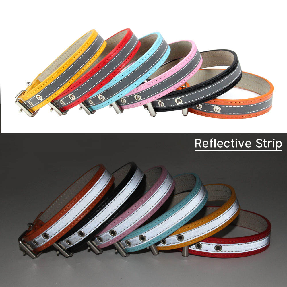 halloween pet Riveted reflective pet collar dog rope dog chain PU leather dog collar pet collar wholesale