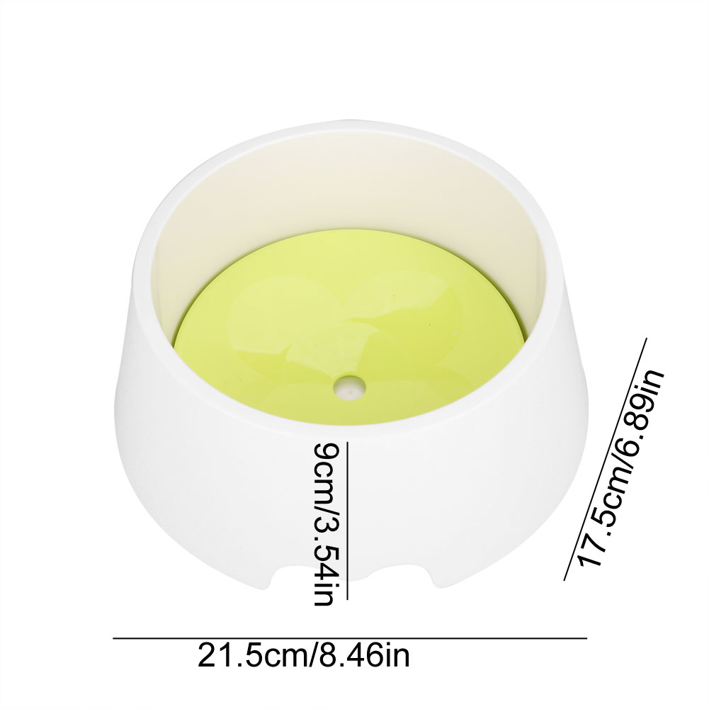 No Wet Mouth Splash Proof Pet Water Bowl For Cat Dog Food Dish Feeder