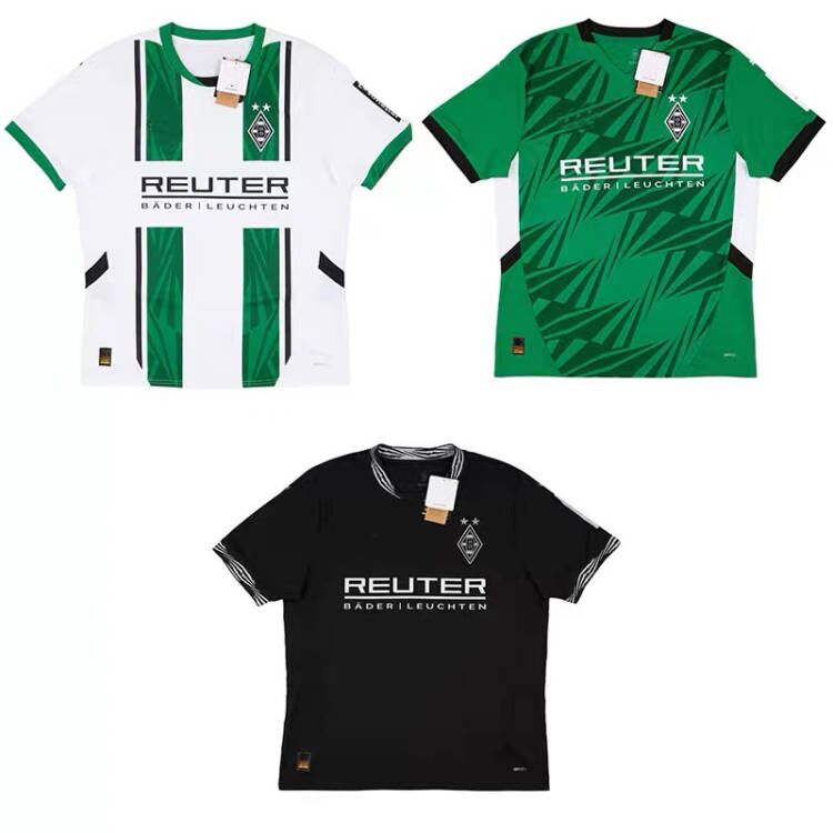 2024 2025 Borussia Monchengladbach Soccer Jerseys WEIGL ITAKURA NETZ ELVEDI HONORAT REITZ HOFMANN PLEA WOBER KONE CVANCARA STOGER 24 25 football shirt