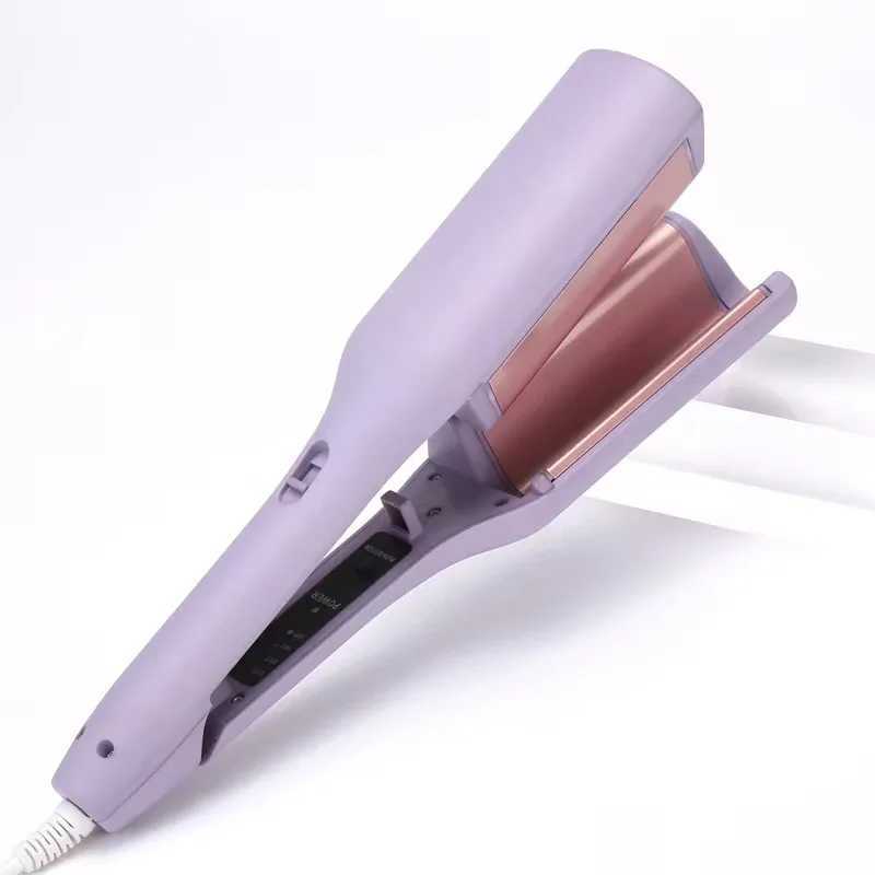 32mm French curly iron water big waves wool curly crumbs negative ions not harmful to hair W240830