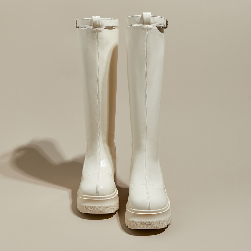 AIYUQI Female Rider Boots 2024 New Autumn 10cm Heel High Roman Boots Women Fashion High Heel Long Boots Women