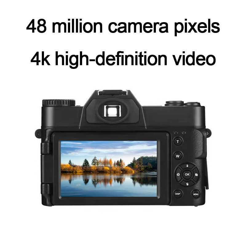 4K HD 48MP Retro Digital Camera 4K HD Professional Digital Camera WIFI Network Camera Wide Angle 16X Digital Zoom Camera Flip Screen M240831