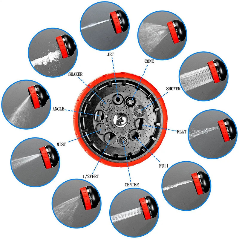 Expandable High Pressure Garden Water Hose 2.5-30 Meters Magic Flexible Wash Car Outdoor Watering Pipes Gun Farm Irrigation Tool 240828