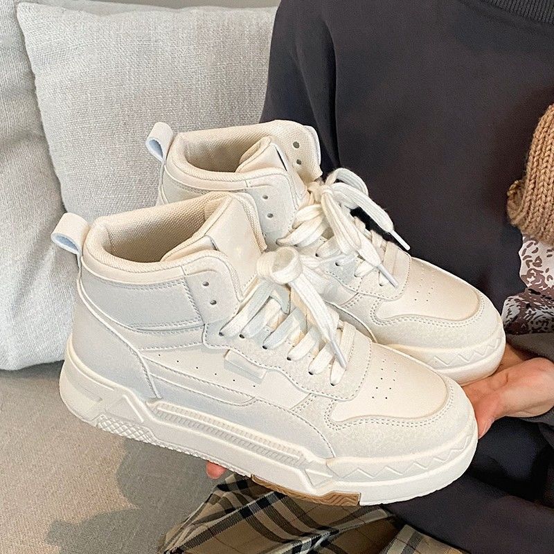 Women's Spring and Autumn Versatile Cross Color Casual Board Shoes