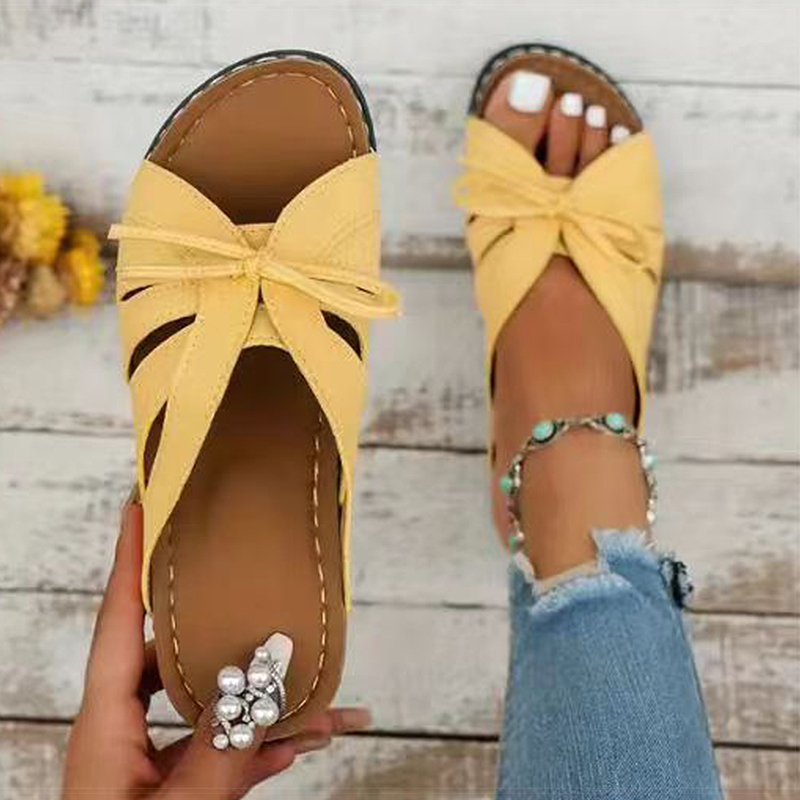 New Shoes For Women Low Heels Sandals Trend Slippers Summer Women's Footwear Red Sandalias Mujer zhanyishengli