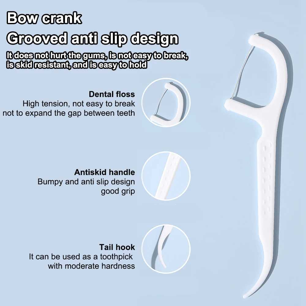 Automatic Dental Floss Dispenser Storage Box Reusable Pocket Floss Toothpicks Container Portable Teeth Flosser Holder ToolXJ240830