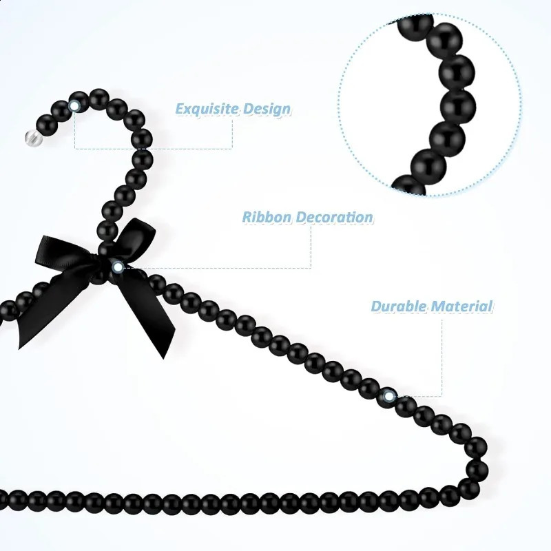 20 pearl hangers bead with ribbon bows metal elegance womens standard 240830