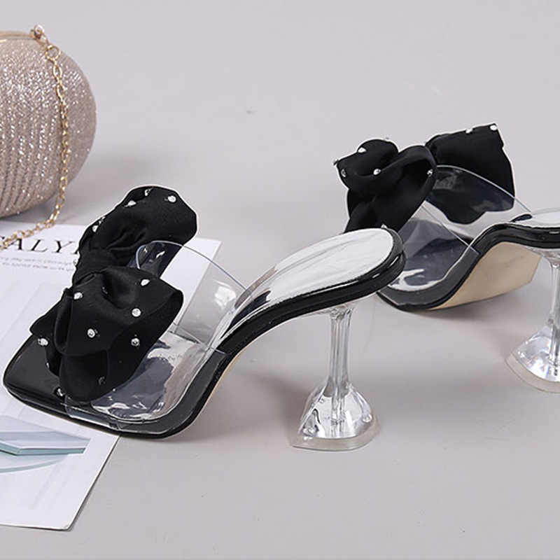 2025 S Fashion Designer Women Shoes Slippers Dia Design New Korean Version Sweet Style High Heel Free Shipping