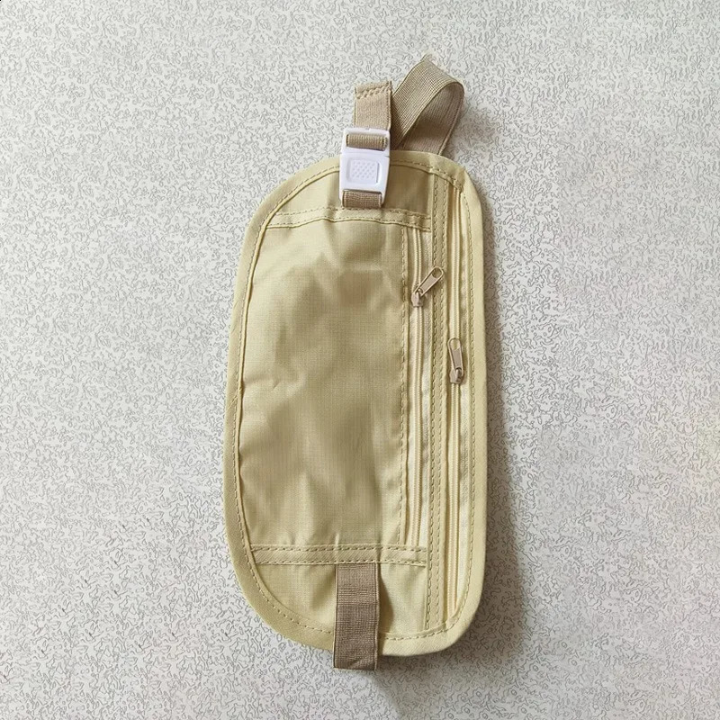 1PC Multifunctional ultrathin travel mobile phone bag outdoor fit sports fanny pack antitheft invisible running belt 240830Z