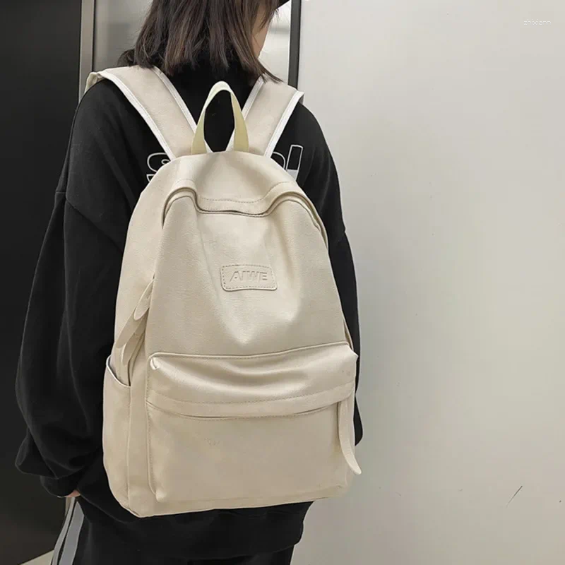 Free Shipping School Bags High Quality Women Man Backpack PU Leather Men's Backpacks Girl Back Pack Laptop Bag Large Capacity Designer Bag Luxury