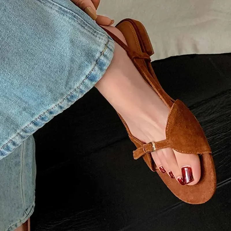 Sandals Flats Women Summer Casual Shoes 2024 Designer New Dress Flip ps Fashion Cozy Classic Walking Brand Female atillas e28d