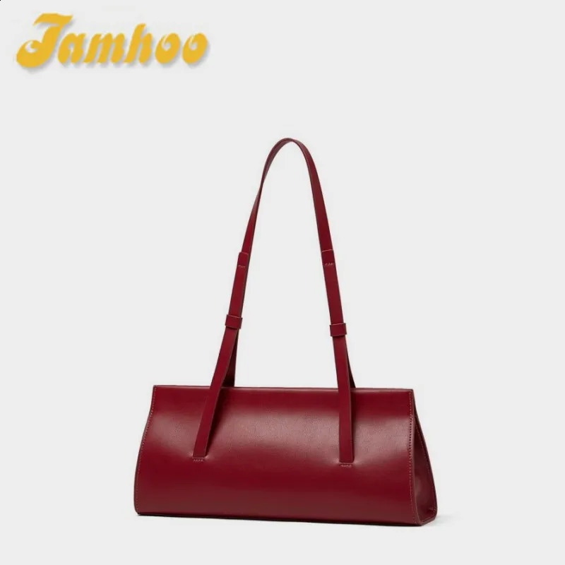 2025 NEW Jamhoo simple stylish soft leather handbag and homeless shoulder with large square for womens shopping bag 240830