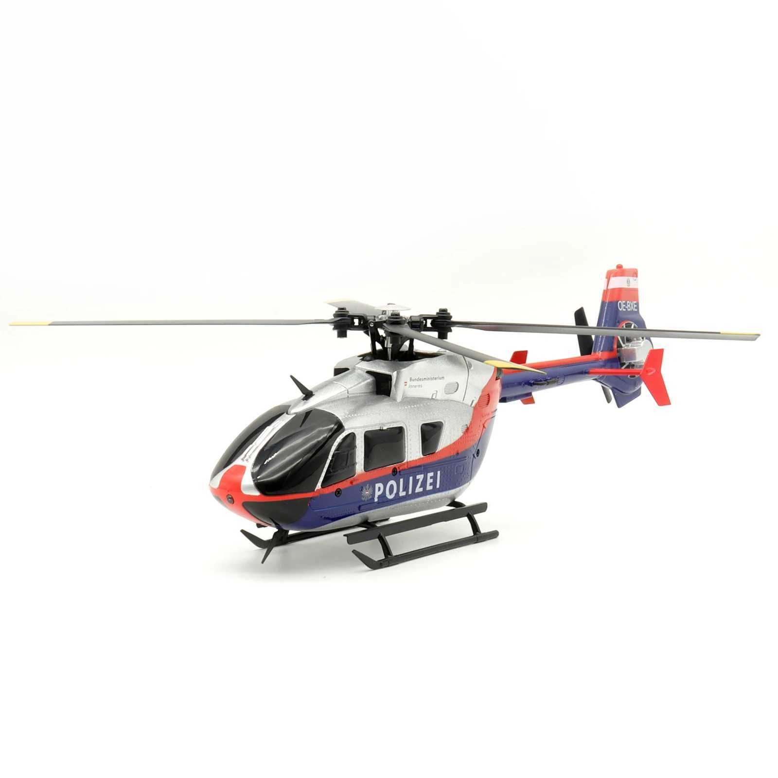 ERA C187S Police Uniform EC135 Scale Gyroscope Stable Barrier Free 4ch RC Helicopter Remote Control Mirco Heli Hobby Model W240830 Free shipping