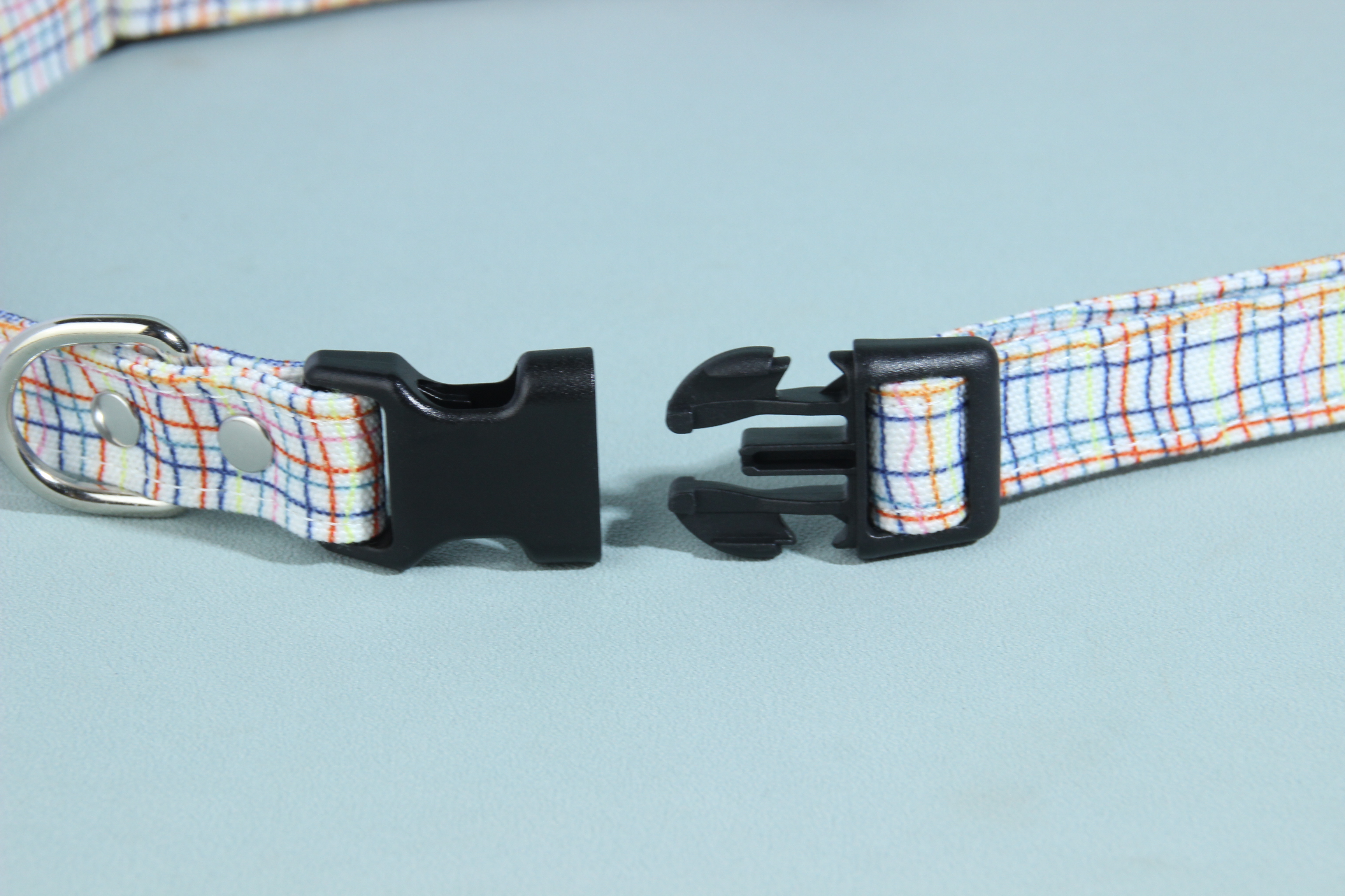 halloween pet Lattice-style polyester wheel material buckle collar traction rope