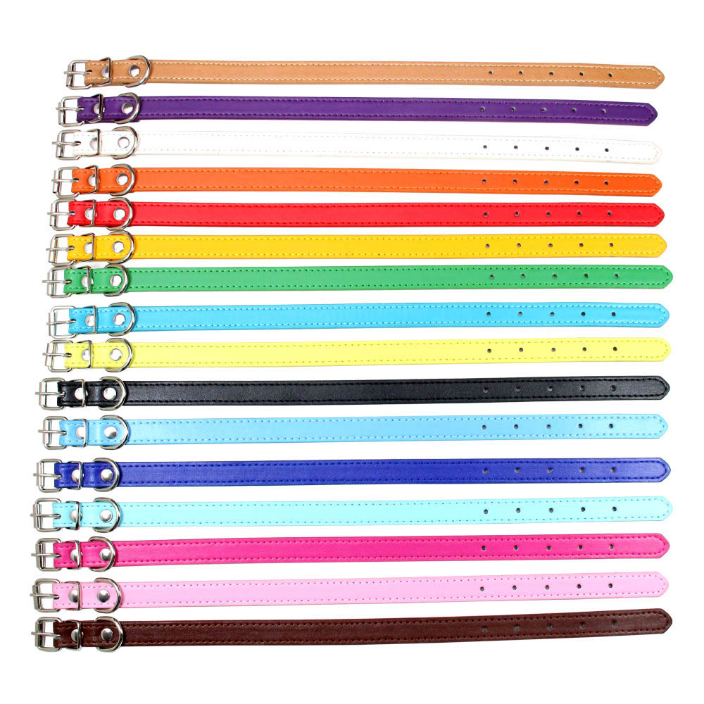 halloween pet Elegant Pet Collars Made from High-Quality PU Leather Available in Various Sizes