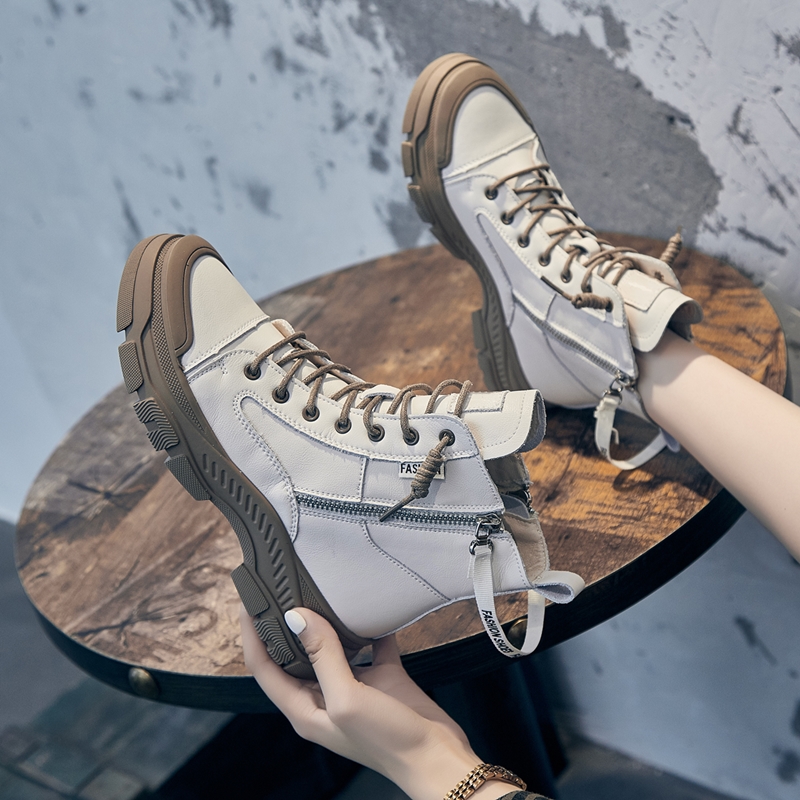 Women's Sneakers Boots 2024 New Casual Women's Ankle Boots Round Toe Non-slip Flat Women's Booties