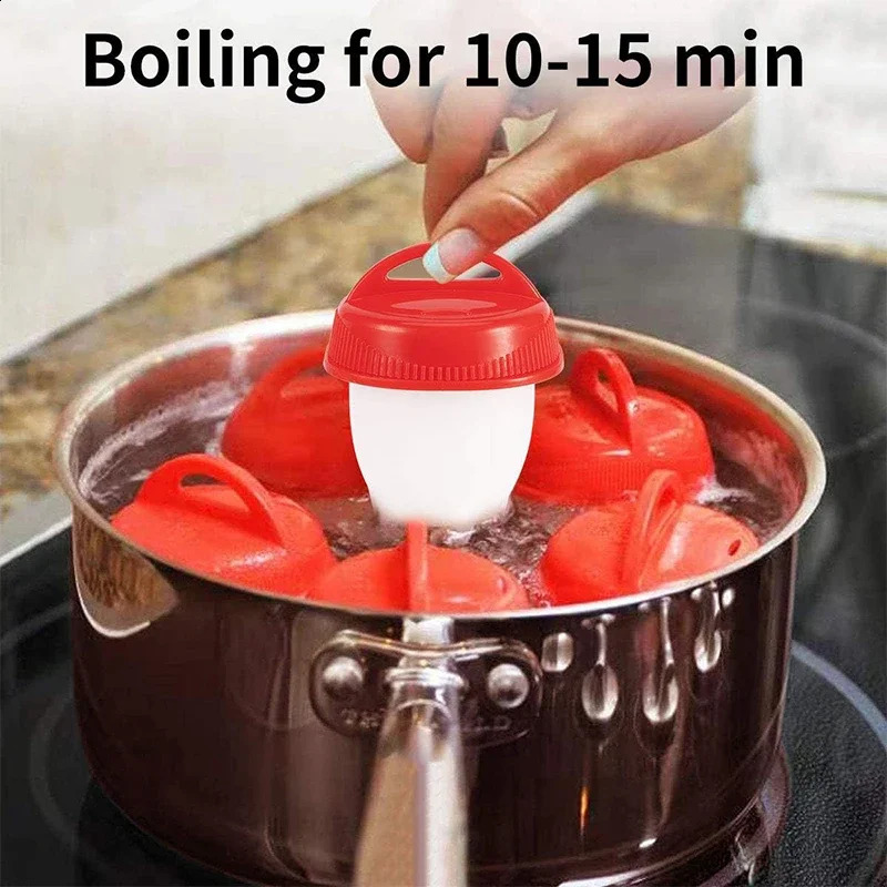 36pcs A Free Silicone Egg Boiler Steamer Nonstick Cook Cups Fast Poacher for Breakfast Kitchen Cooking Tool 240830