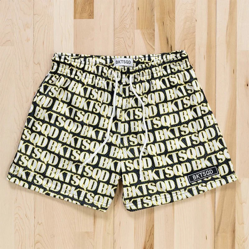 BUCKETSQUAD All over Print Collection Summer Sports Leisure Fashion Shorts Mens and Womens Trendy Beach Fitness Running 240830