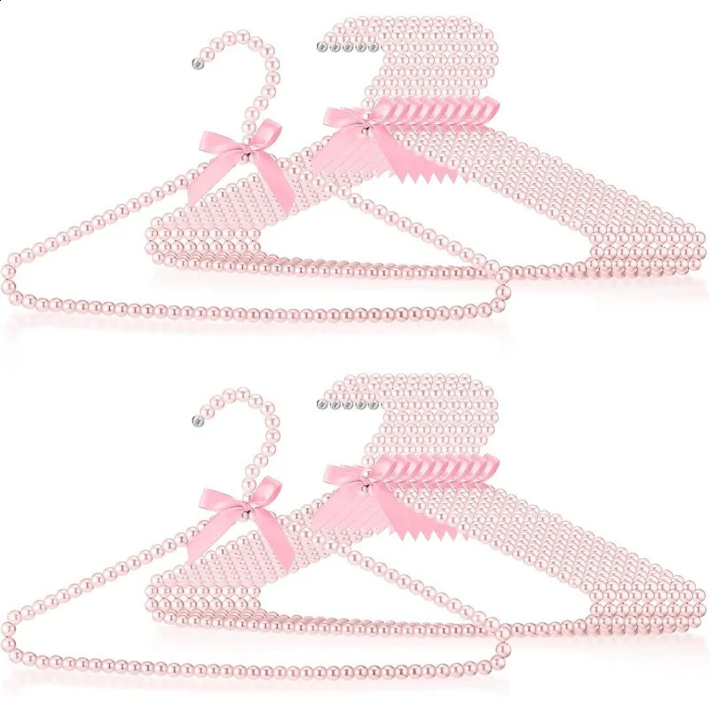20 pearl hangers bead with ribbon bows metal elegance womens standard 240830
