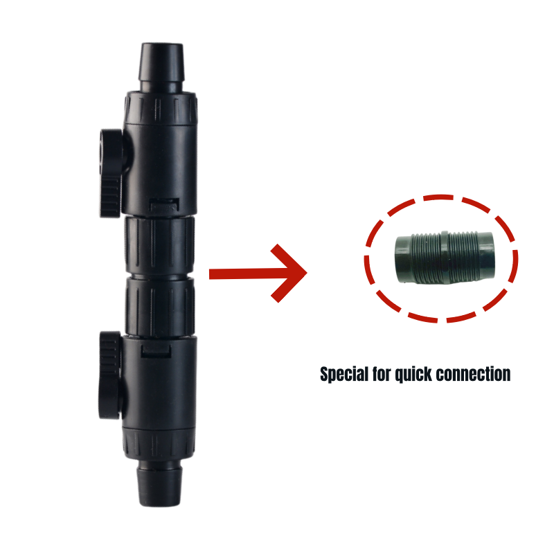 Aquarium Filter Connector for Fish Tank, Double Tap, Quick Release, Fish Tank Hose Pipe Valve, Accessories,12mm, 16mm