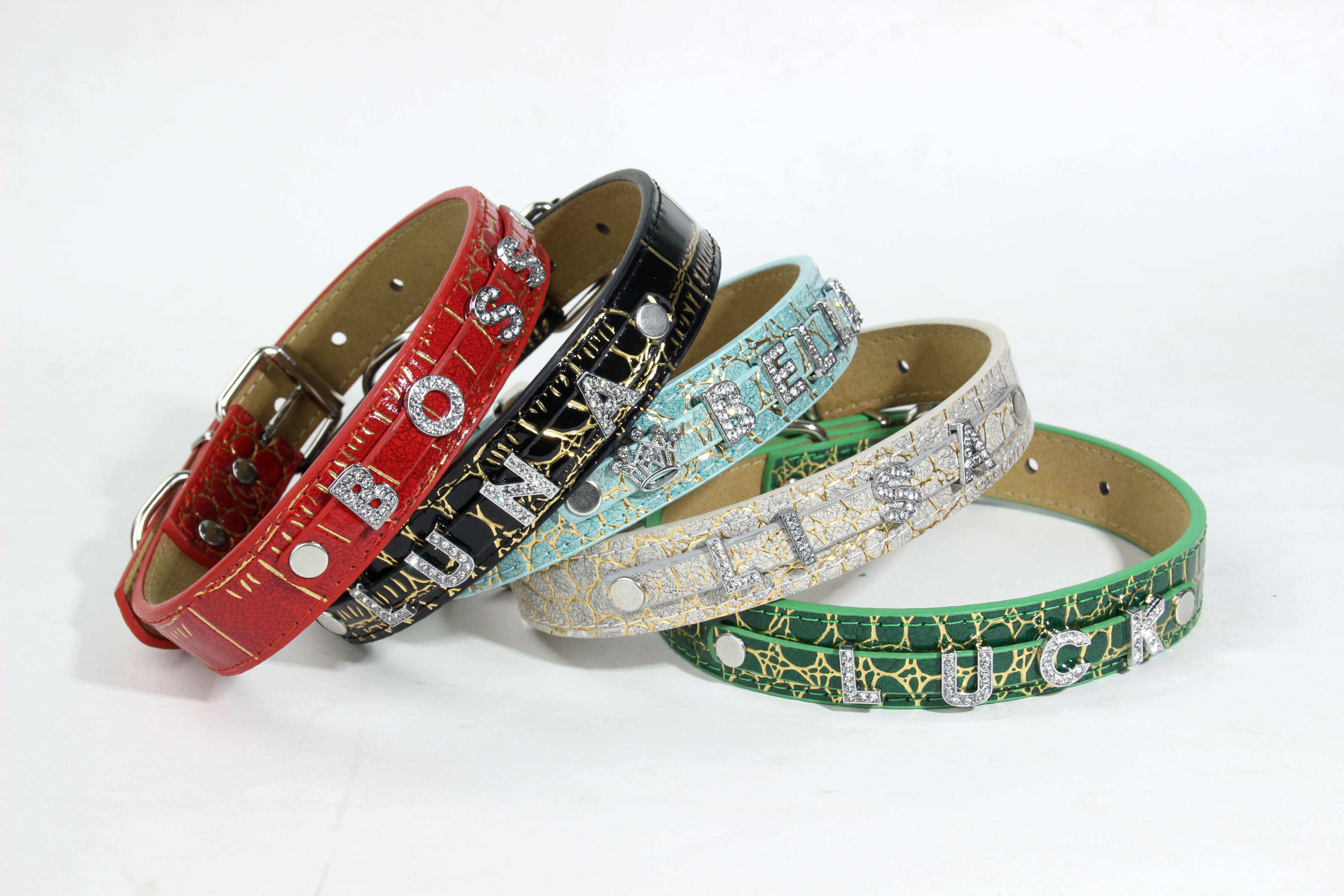 halloween 2024 Pet collar accessories Pet cat collar PU leather collar small and medium-sized dog collar wholesale