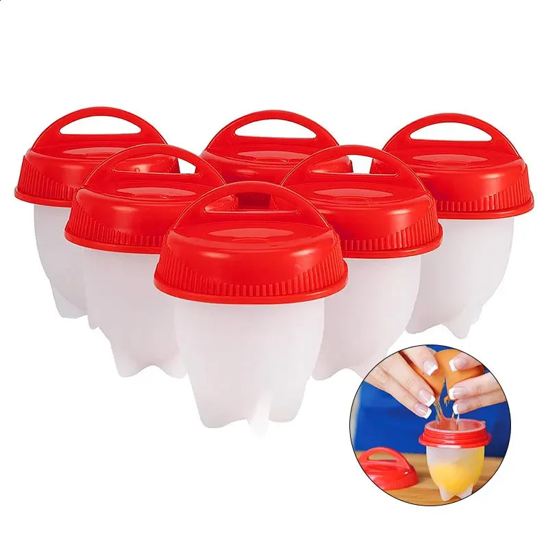 36pcs A Free Silicone Egg Boiler Steamer Nonstick Cook Cups Fast Poacher for Breakfast Kitchen Cooking Tool 240830