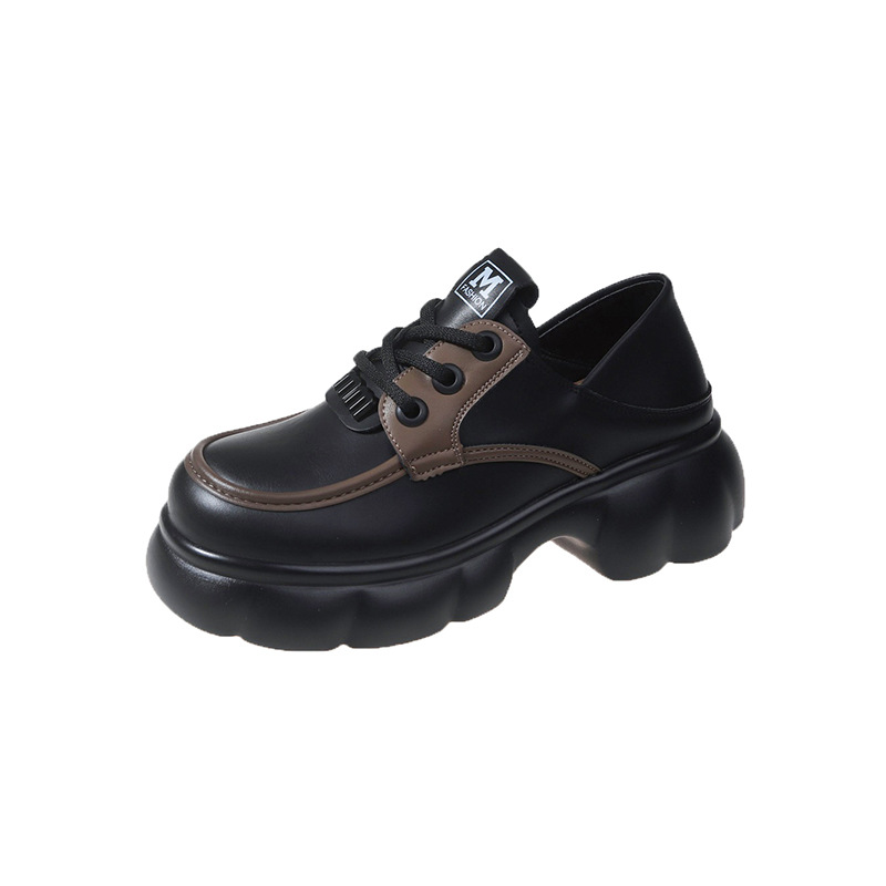 Women's British style thick heel two on fashionable Mary Jane single shoes