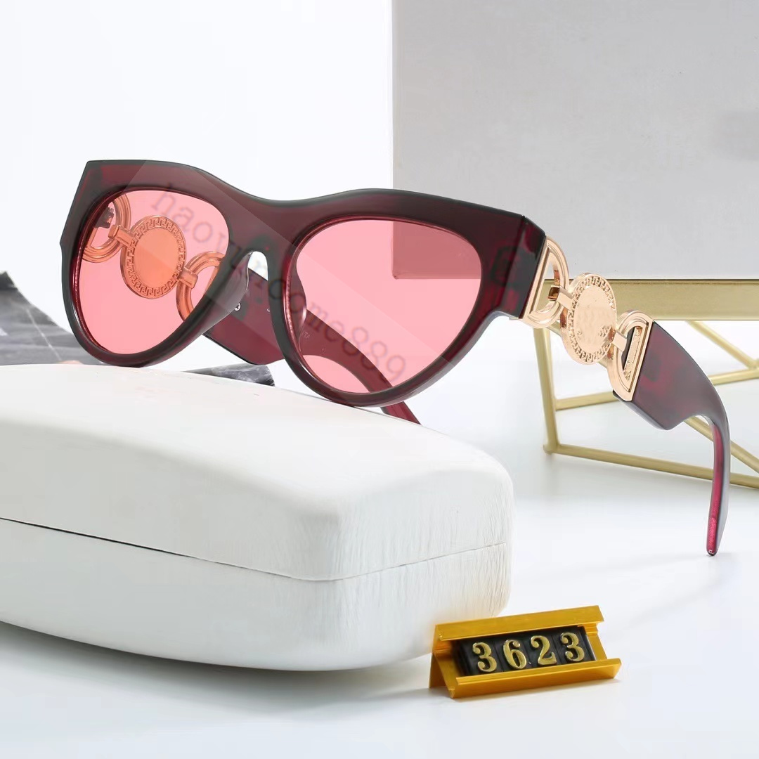 2024 Designer Sunglasses for women men Luxury Sunglass metal Eyeglasses Goggle Outdoor Driving Shades Glasses Beach Sun glasses