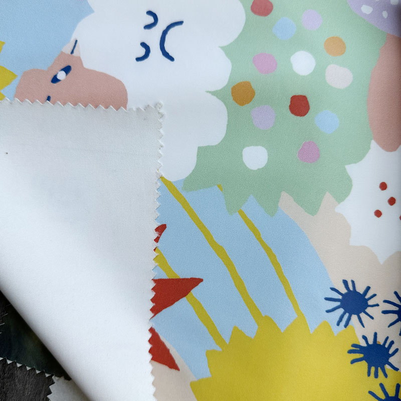 Clothing fabrics factory direct supply PU leather film printing printing fabrics