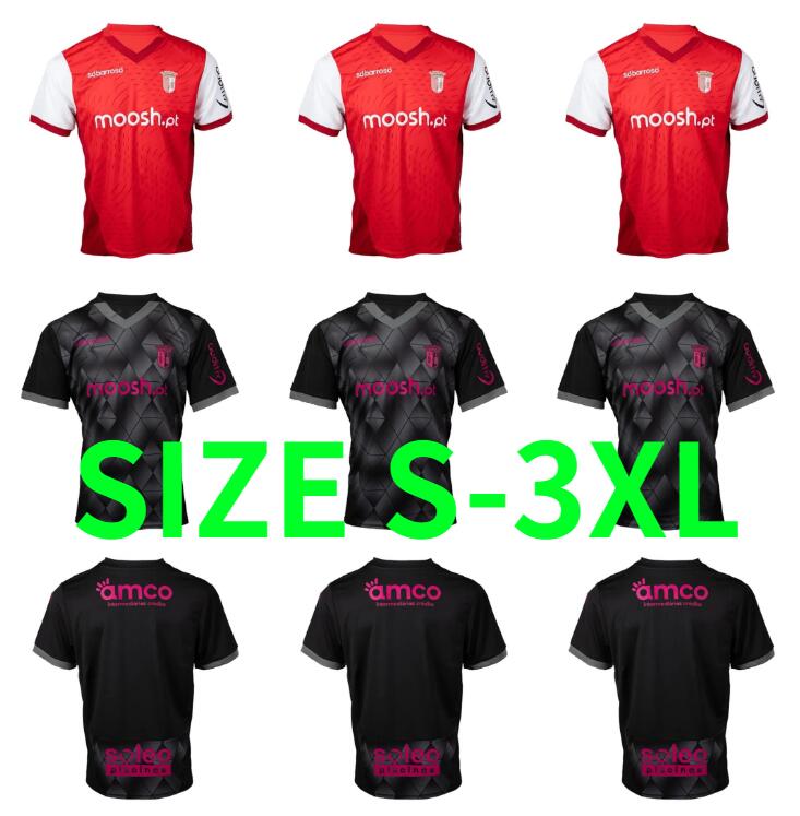 24 25 Sporting Braga Soccer Jerseys BRUMA MOUTINHO 2024 2025 Home Away Jerseys ROGER ZALAZAR P.OLIVEIRA Men kids kit Football Shirts