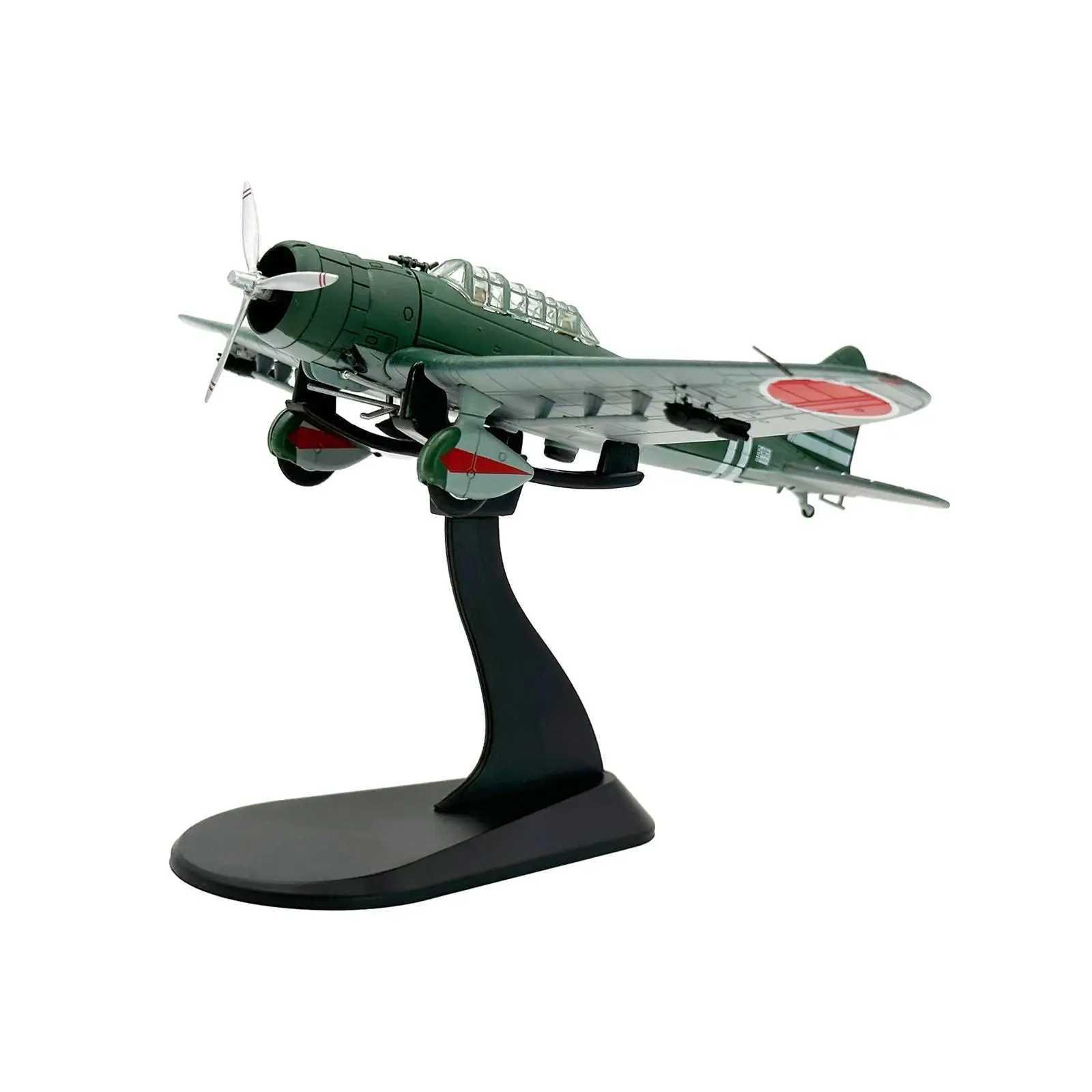 1/72 Navy aircraft die-casting alloy fighter jet childrens toy airplane with bracket airplane model used for shelf home bedroom decoration W240830