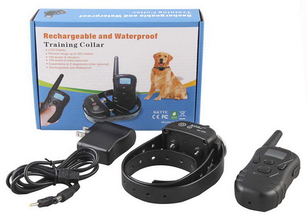 Rechargeable Anti-Bark Bite Training Waterproof Electronic Dog Training Collar With 1 Collar 300g34e