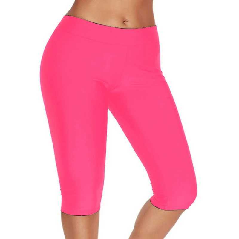 Elastic high waisted sports leg womens yoga pants for quick drying 3/4 running Trouser womens crop gym leg fitness tight fittingW250411