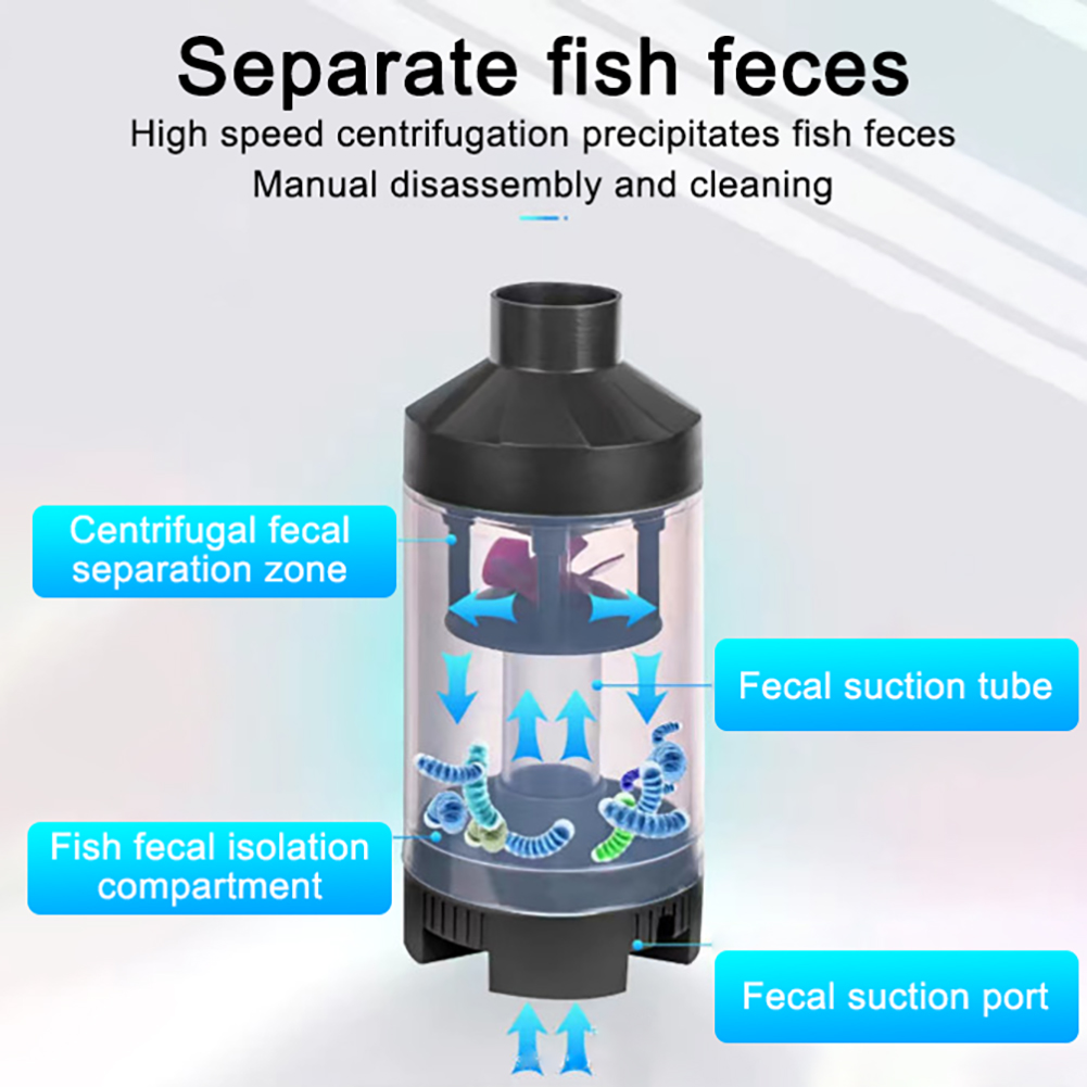 Aquarium Filter Bucket Fish Tank Suction Filter Fish Poop Collector Fish Waste Collector Automatic Filter Aquarium Tool