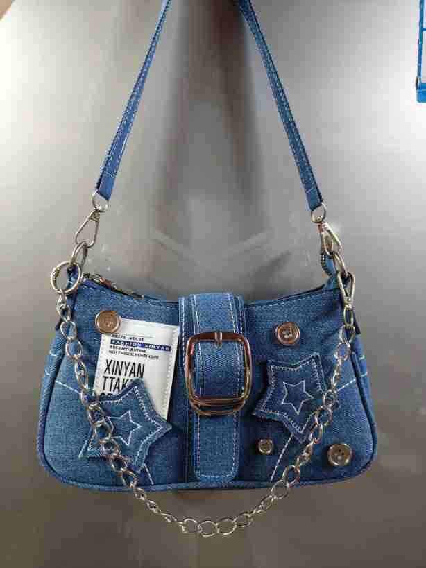 Women Bag Print Star Armpit Bag Shoulder Bag Fashion Design Sense Trend Bag Free shipping