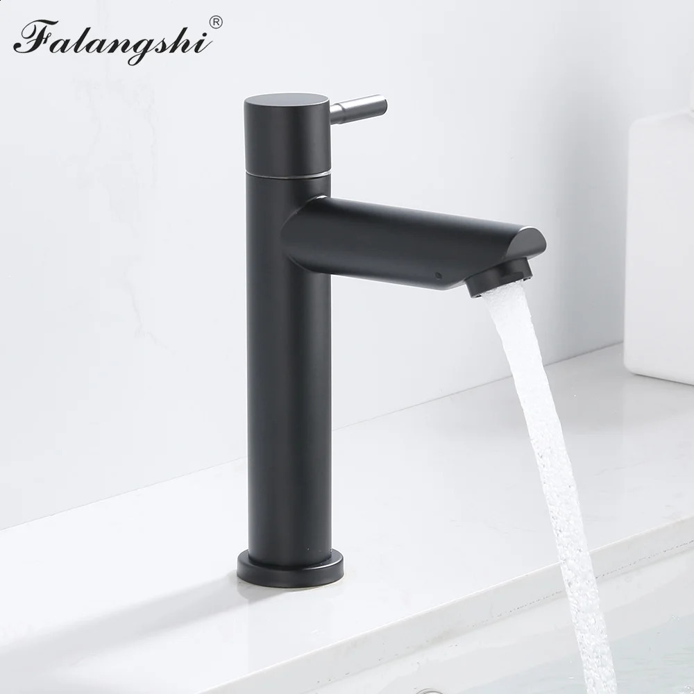 G12 cold single basin faucet stainless steel bathroom deck installation sink Torneira WB1132 240830