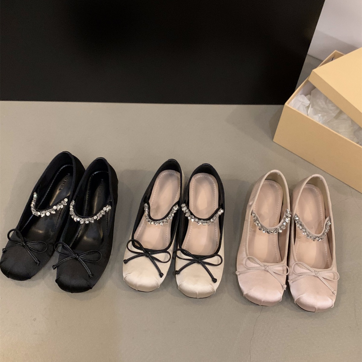 Women's French Spring and Autumn Mary Jane Gentle Ballet Single Shoes