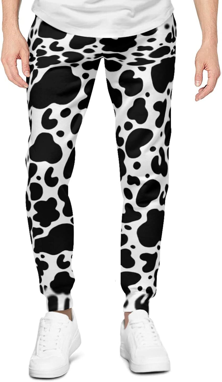 Free shipping Sweatpants Mens 3D Printing Patterns Interesting Pants Casual Graphic Workout With Drawstring Elastic Waist Sweat Trousers Y2K