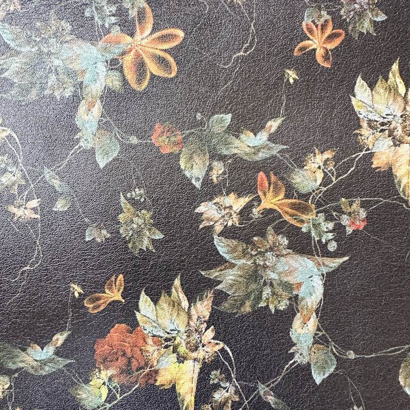 Clothing fabrics factory direct supply PU leather film printing printing fabrics