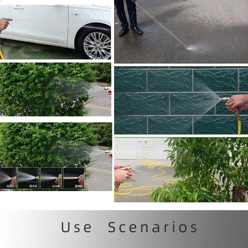 Expandable High Pressure Garden Water Hose 2.5-30 Meters Magic Flexible Wash Car Outdoor Watering Pipes Gun Farm Irrigation Tool 240828