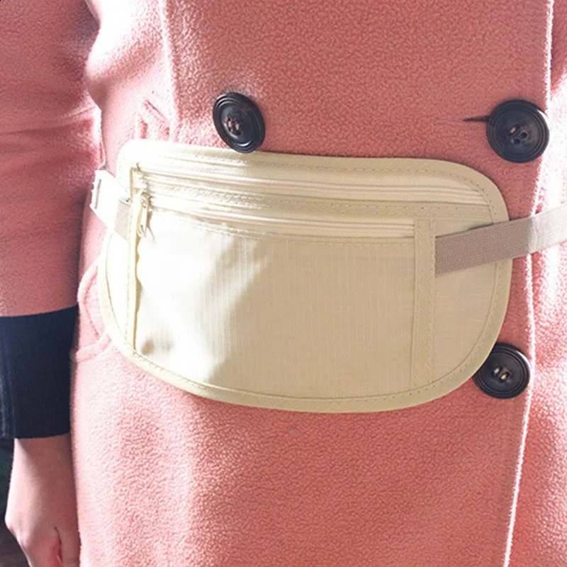 1PC Multifunctional ultrathin travel mobile phone bag outdoor fit sports fanny pack antitheft invisible running belt 240830Z