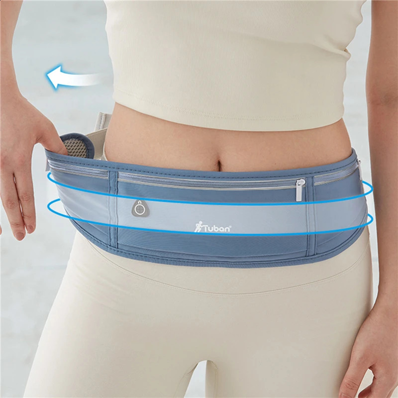 Waist Bag Sports Men Belt UltraThin Waterproof Mini Women Run Light Pouch Antitheft Packs Invisible Chest Pack 240830Z