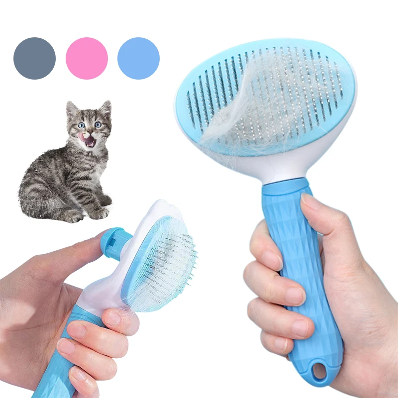 Pet Grooming Hair Brush Puppy Kitten Special Needle Comb Cat Brush Acessorios Supplies Cat Comb Dog Hair Removes Grooming Tool